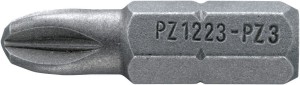 Końcówka wkrętakowa bit 1/4" PZ3 POZ/SUP krzyżakowa Stahlwille 08050003 1szt.