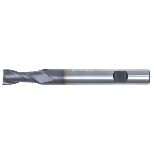 Frez trzpieniowy 8mm długi HSS-Co 8% TiCN chwyt Weldon 2 ostrza kobaltowy SwissTech SWT1630338A