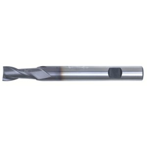Frez trzpieniowy 8mm długi HSS-Co 8% TiCN chwyt Weldon 2 ostrza kobaltowy SwissTech SWT1630338A PRO19-20