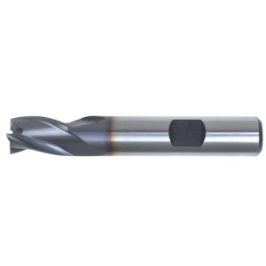 Frez trzpieniowy 10mm HSS-Co 8% TiCN chwyt Weldon 3 ostrza kobaltowy SwissTech SWT1630540A