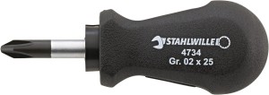 Wkrętak krzyżowy PH1 DRALL krótki Stahlwille 47341001