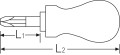 Wkrętak krzyżowy PH2 DRALL krótki Stahlwille 47341002