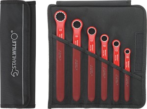 Zestaw kluczy oczkowych jednostronnych 10-22mm 6-elementowy izolowane 1000V VDE Stahlwille 96404302