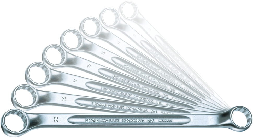 Zestaw kluczy oczk.wygiętych 6-22mm 8 szt. Stahlwille 96410704