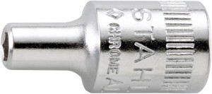 Nasadka 1/4" 4mm 6-kątna krótka Stahlwille 01010004