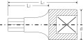 Nasadka Inhex 1/4" 4mm krótka imbusowa Stahlwille 01120004
