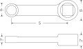 Specjalna końc.3/8" rozmiar 5/16" do klucza dynamometrycznego Stahlwille 02470020