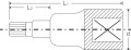 Nasadka 1/2" XZN M10 Stahlwille 03060010