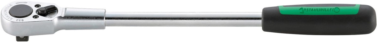 Grzechotka 1/2" długa 380mm rękojeść 2K Stahlwille 13121010