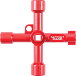 Klucz krzyżakowy do skrzynek gazowych i elektrycznych Kennedy KEN5886060K KEN-588-6060K MTMX