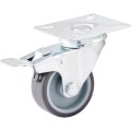Kółko z hamulcem obrotowe z blaszką mocującą 50mm gumowe Atlas Workholders ATL9450240K