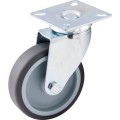 Kółko obrotowe z blaszką mocującą 100mm gumowe Atlas Workholders ATL9450254K