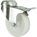 Kółko z hamulcem obrotowe z otworem 75mm PP polipropylenowe Atlas Workholders ATL9450272K