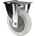 Kółko stałe z blaszką mocującą 125mm nylonowe Atlas Workholders ATL9450466K