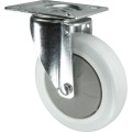 Kółko obrotowe z blaszką mocującą 125mm nylonowe Atlas Workholders ATL9450476K