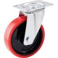 Kółko obrotowe z blaszką mocującą 125mm PU poliuretanowe Atlas Workholders ATL9451690K