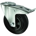Kółko z hamulcem obrotowe z otworem125mm gumowe POLY CTR Atlas Workholders ATL9451790K