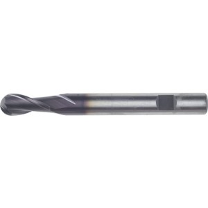 Frez trzpieniowy 6mm HSS-Co 8% TiCN chwyt Weldon 2 ostrza kulisty SwissTech SWT1631236A