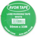 Taśma ostrzegawcza biała 50mm Avon AVN9644020B AVN-964-4020B