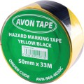Taśma ostrzegawcza żółto-czarna 50mm Avon AVN9644030C AVN-964-4030C