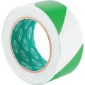 Taśma ostrzegawcza biało-zielona odgradzająca 50mm 33m Avon AVN9644080H AVN-964-4080H