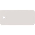 WHITE PLASTIC TAGS 100x45mm 250MU UNWIRED (PK-500) Avon AVN9660300K