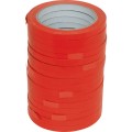 Taśma winylowa 9mm 66m czerwona 6szt. Avon AVN9812010K