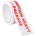 Taśma z nadrukiem "Caution Heavy Package" 50mm x66m Avon AVN9816340K