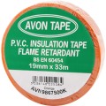 Taśma przemysłowa PVC pomarańczowa 19mm 33m Avon AVN9867500K