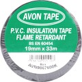 Taśma przemysłowa PVC czarna 19mm 33m Avon AVN9867600K Wyprzedaż