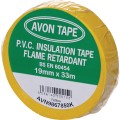 Taśma przemysłowa PVC żółta 19mm 33m Avon AVN9867850K