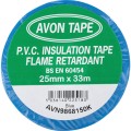 Taśma przemysłowa PVC niebieska 25mm 33m Avon AVN9868150K