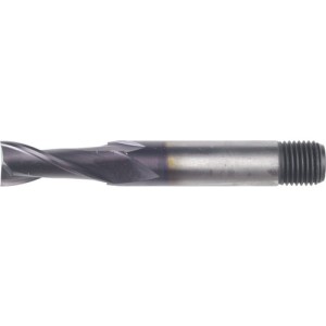 Frez czołowo-palcowy 22mm 2 ostrza z gwintowanym chwytem HSS-Co TiCN SwissTech SWT1632952A