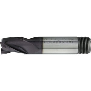 Frez trzpieniowy 12mm TiCN HSS-Co 3 ostrza gwintowany SwissTech SWT1633242A