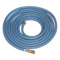 Pojedynczy przewód spawalniczy z mocowaniem 10mm x10m DSCV 1/4" nakrętka 3/8" niebieski Cromwell CTL8857955B