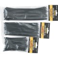 Zestaw pasków zaciskowych 2,5mm czarne 300szt. Edison EDI5153040K