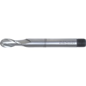 Frez trzpieniowy 12mm kulisty 2 ostrza z chwytem gwintowanym HSS-Co SwissTech SWT1634012A
