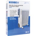 OIL FILLED RADIATOR 9 FIN2KW TIMER + 3 SETTINGS Kobe KBE8280200K