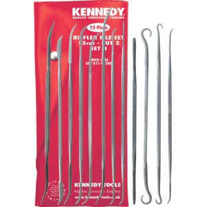 Zestaw pilników rzeźbiarskich B 150mm 12szt. nacięcie 2 Kennedy KDY0319120K KDY-031-9120K