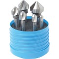 Zestaw pogłębiaczy 8-25mm stożkowych HSS-Co 90 stopni kobaltowe Kennedy KEN0201160K Wyprzedaż