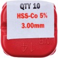 Wiertło 3mm HSS-Co do stali nierdzewnej kobaltowe Kennedy KEN0260600K Wyprzedaż