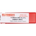 Wiertło 4,2mm HSS-Co do stali nierdzewnej kobaltowe Kennedy KEN0260840K Wyprzedaż