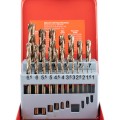 Zestaw wierteł 1-10mm x0,5mm 19szt. HSS-Co kobaltowych Kennedy KEN0268460K KEN-026-8460K BF2020 Wyprzedaż