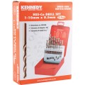 Zestaw wierteł 1-10mm x0,5mm 19szt. HSS-Co kobaltowych Kennedy KEN0268460K KEN-026-8460K BF2020 Wyprzedaż