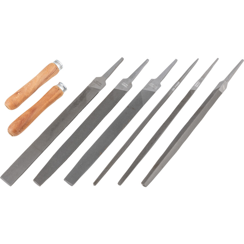 Zestaw pilników ślusarskich 200mm 8" średnie 8szt. Kennedy KEN0309880K