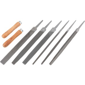 Zestaw pilników ślusarskich 200mm 8" średnie 8szt. Kennedy KEN0309880K