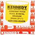 Otwornica 64mm 2.1/2" bimetalowa uzębienie stałe Kennedy KEN0500640K