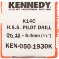 Wiertło do otwornic K14C pilot K1 K2 K6 K11 K13 Kennedy KEN0501930K
