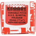 Otwornica z bimetalu 21mm 13/16" uzębienie zmienne Kennedy KEN0505210K