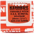 Otwornica z bimetalu 29mm 1.1/8" uzębienie zmienne Kennedy KEN0505290K